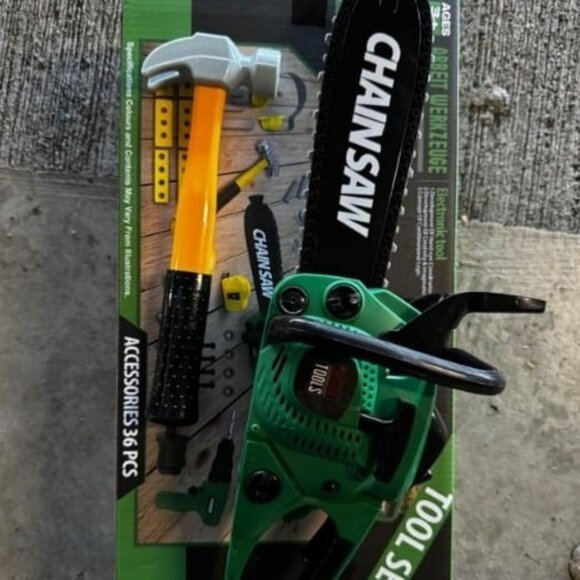 Toy Chainsaw for Kids Chainsaw Toys Pretend Play Series Kids Tool Set - Picture 1 of 1
